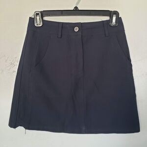 Jeans Navy Blue Denim Mini Skirt Size Small Fall Dark Academia Schoolgirl